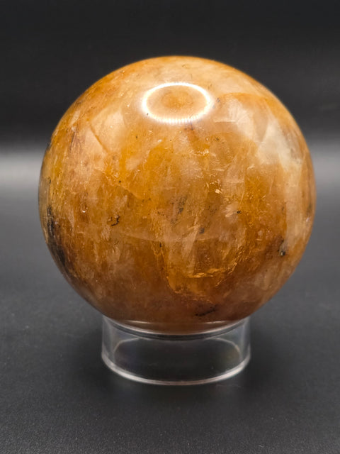 Large golden healer sphere! 79mm, 3.1 inches, 1.8 pounds
