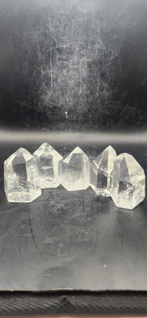 Clear quartz polished points grade A! 1.75 to 2 inches