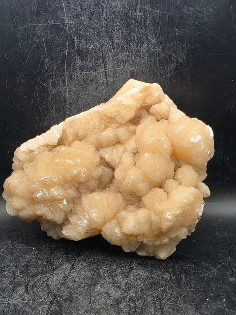 Stilbite free form! 1.12 pounds, 5.8 inches long, 4.5 inches wide!