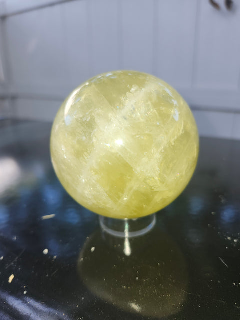 Citrine sphere! 1.1 pound, 70mm, 2.77 inches