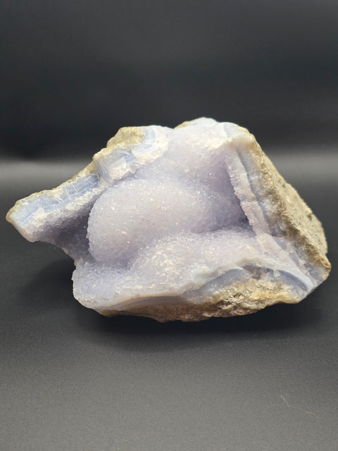Rare natural raw 5.6 pound blue lace agate cluster!!