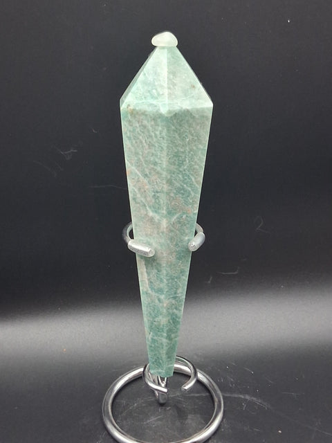 Amazonite scepter! 7.5 ounces, 6.25 inches tall