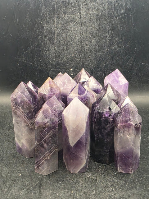 Dream chevron amethyst tower! 2 too 2.5 inches tall