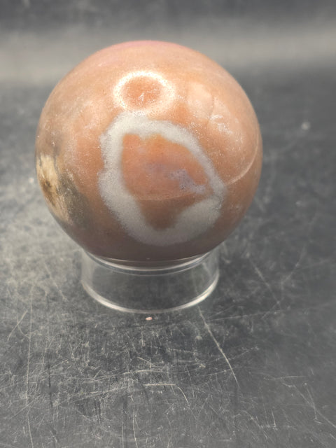 Ocean jasper sphere! 48.7mm, 1.9 inches, 5.6 ounces