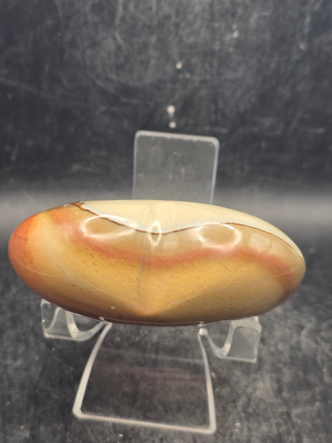 Polychrome jasper heart! 7 ounces, 2.9 inches wide, 2.7" tall