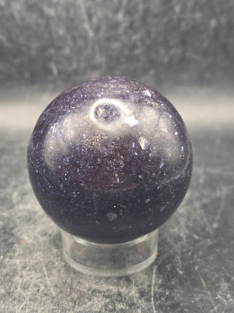 Lepidolite sphere! 51.8mm, 2 inches, 6 ounces