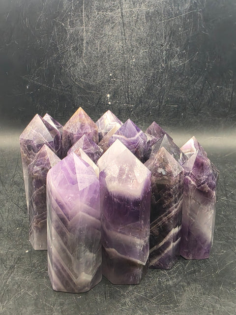 Dream chevron amethyst tower! 2 too 2.5 inches tall
