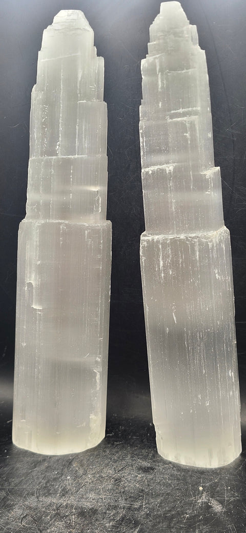 Selenite tower! 8 inches, 15 ounces!
