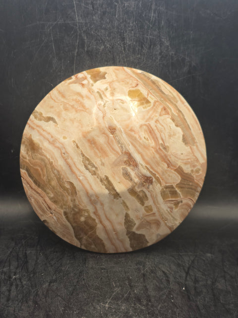 Large banded onyx bowl! 4.9 inches wide!