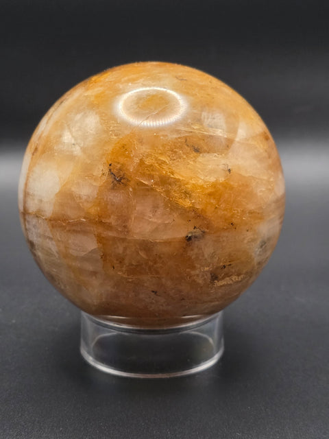 Large golden healer sphere! 79mm, 3.1 inches, 1.8 pounds