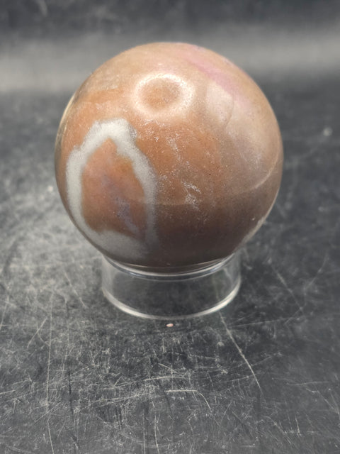 Ocean jasper sphere! 48.7mm, 1.9 inches, 5.6 ounces