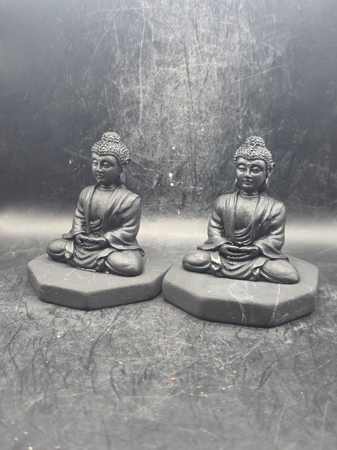 Shungite Buddha figurine! 5.6 ounces, 3.4 inches tall!