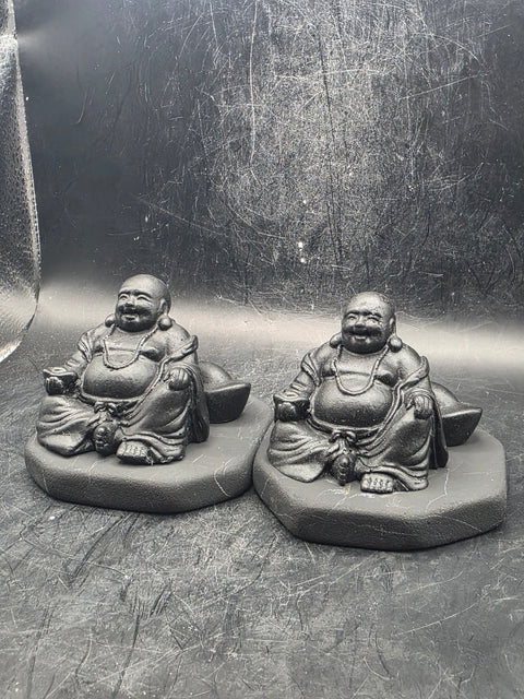 Shungite hotei figurine! 2.7 inches tall, 5.2 ounces!