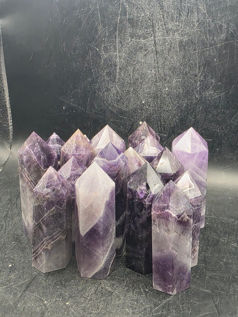 Dream chevron amethyst tower! 2 too 2.5 inches tall