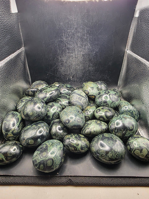 Kambaba Jasper palm stones! Set of 2! 1.6 to 2.6 inches!