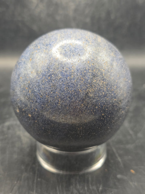 Lazulite sphere! 69.4mm, 2.7 inches, 1 pound