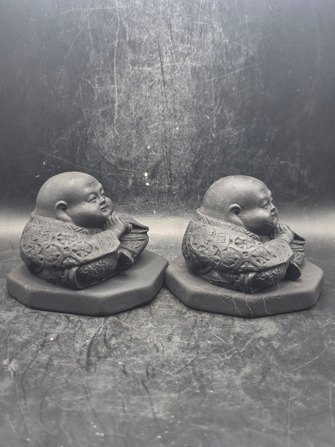 Shungite Chinese Buddha figurine! 2.5 inches tall, 8 ounces