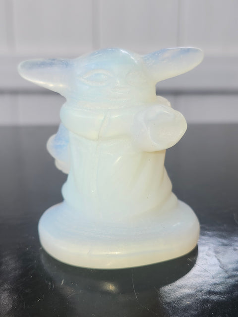 Opalite yoda! 4.4 ounces, 2.3 inches
