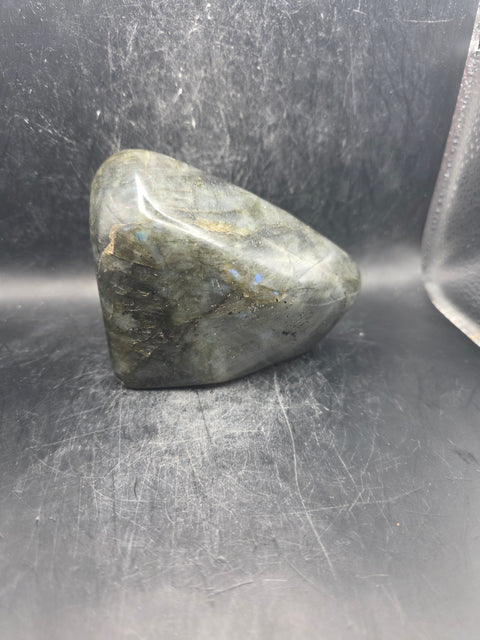 Labradorite free form! 1.6 pounds, 3.3 inches tall, 4.3" wide