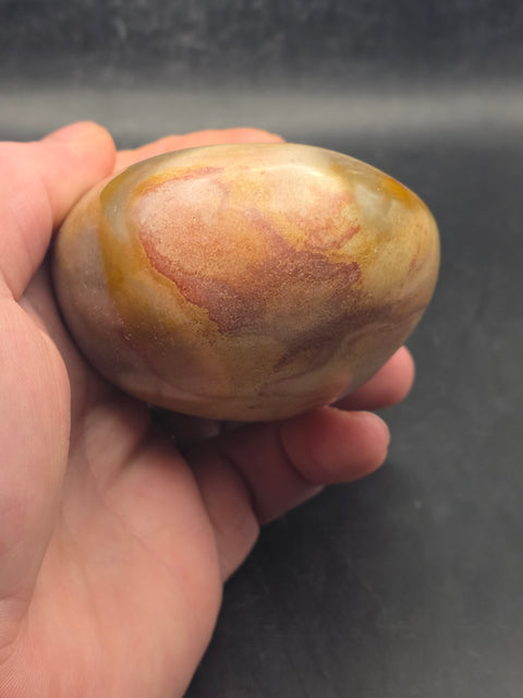 Polychrome jasper free form! 14.3 ounces, 3.1 inches tall, 2.9" wide