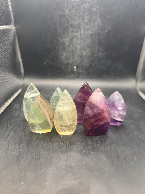 Mini candy florite flame tower! 1.9 to 2.2 inches!