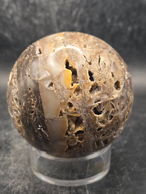 Sphalerite sphere! 65.5mm, 2.5 inches, 13.9 ounces