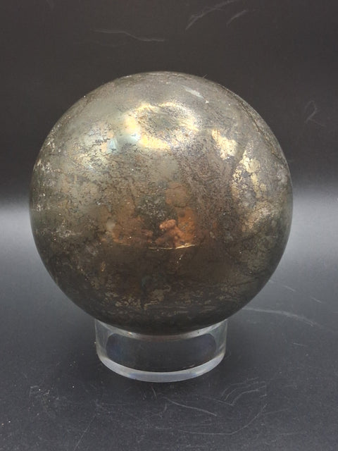 Large pyrite sphere! 86.4mm, 3.4 inches, 2.9 pounds