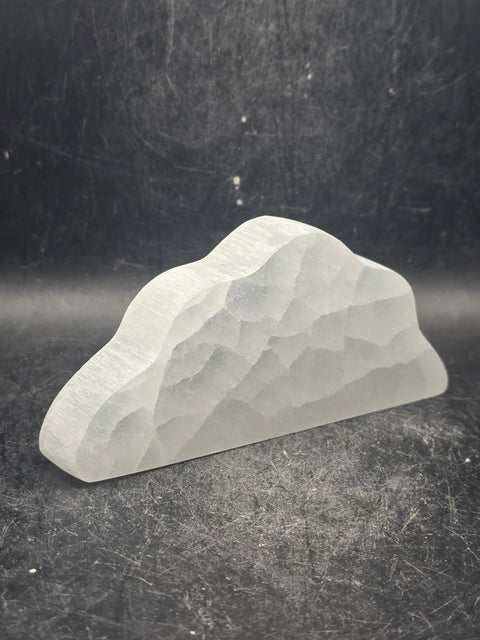 Selenite cloud carving! 4 inches wide, 1.8 inches tall!