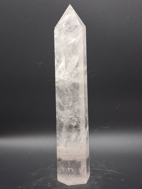 Clear quartz tower! 10 ounces, 7 inches tall