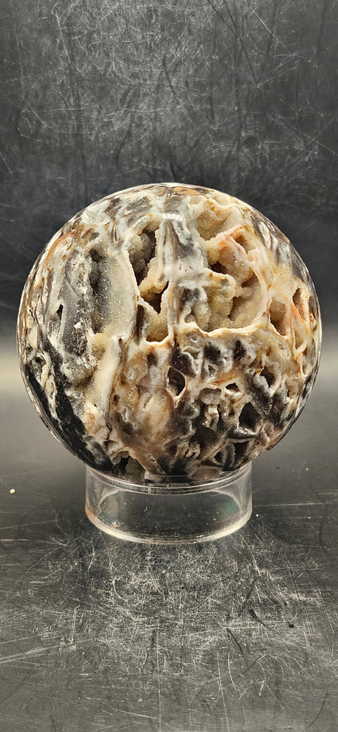 Sphalerite sphere! 77mm, 3 inches, 1.2 pounds!