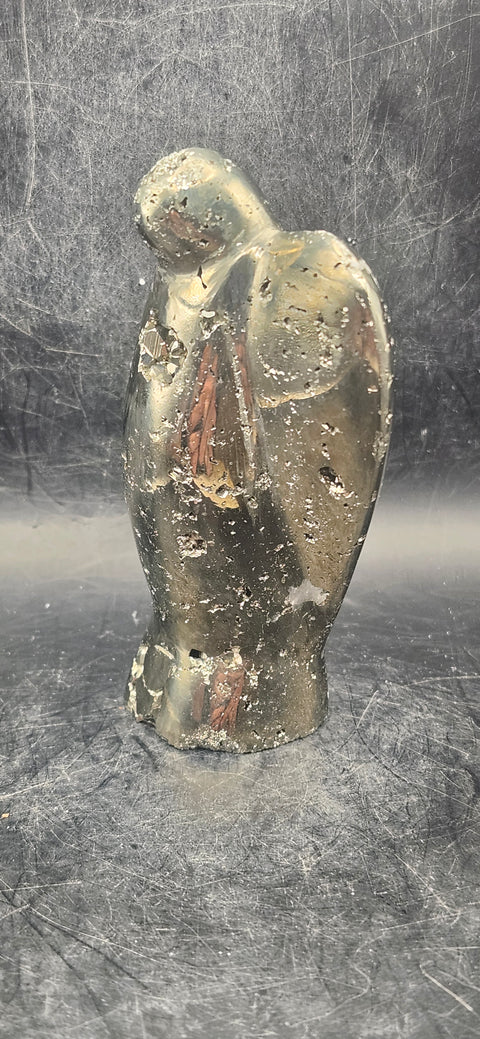 Large Pyrite angel! 4 inches tall, 14 ounces!