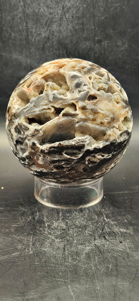 Sphalerite sphere! 77mm, 3 inches, 1.2 pounds!