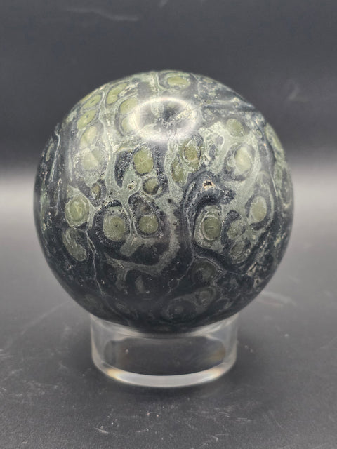 Large kambaba Jasper sphere! 75.2mm, 2.9 inches, 1.6 pounds