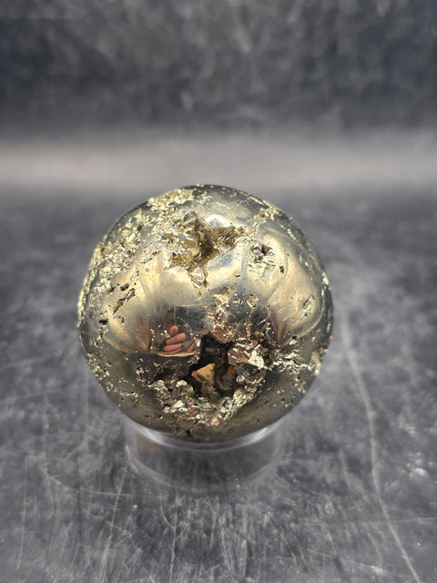 Pyrite sphere! 45.4mm, 1.7 inches, 7.8 ounces