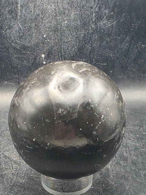 Aura amethyst sphere! 66mm, 2.6 inches, 14 ounces