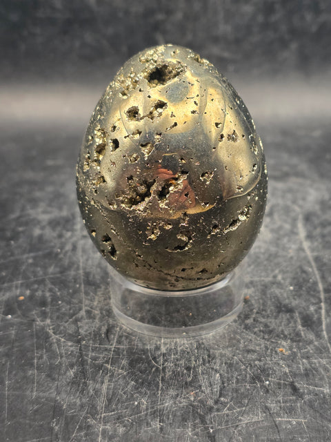 Pyrite egg! 7.9 ounces, 2.1 inches tall!