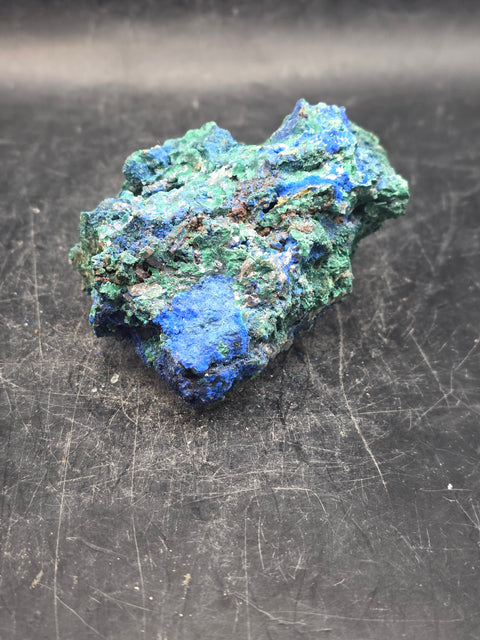 Raw Azurite chrysocolla crystal! 7.1 ounces, 2.6 inches wide