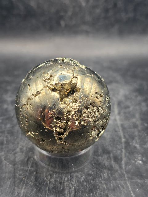 Pyrite sphere! 45.4mm, 1.7 inches, 7.8 ounces