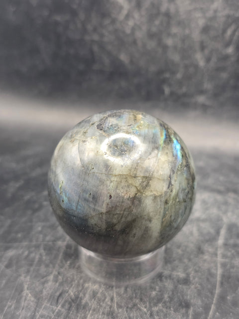 Labradorite sphere! 49.9mm, 1.9 inches, 6.2 ounces