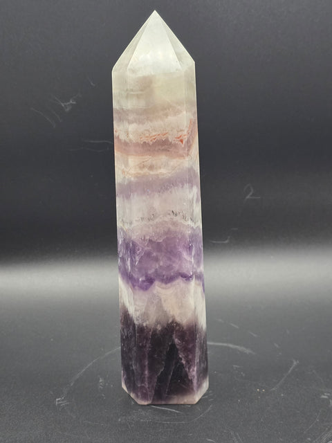 Large dream amethyst tower! 14.9 ounces, 7 inches tall