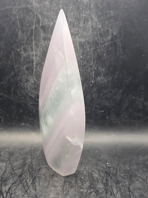 Yttrium florite tear tower! 5.5 inches tall, 2.5" wide, 11.8 ounces!