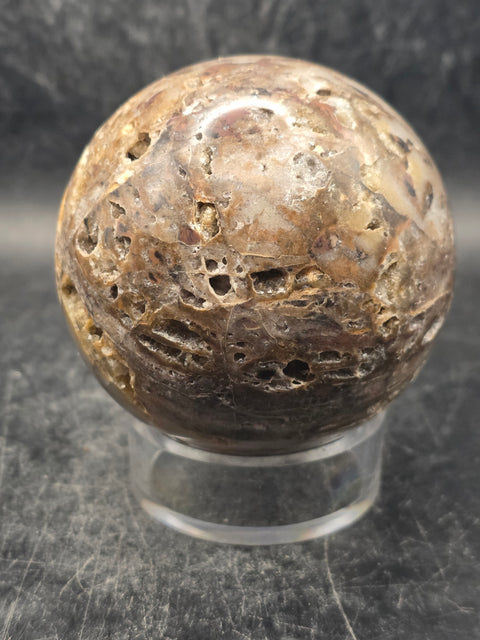Sphalerite sphere! 65.5mm, 2.5 inches, 13.9 ounces