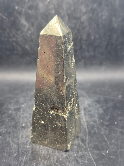 Pyrite tower! 9.5 ounces, 3.8 inches tall