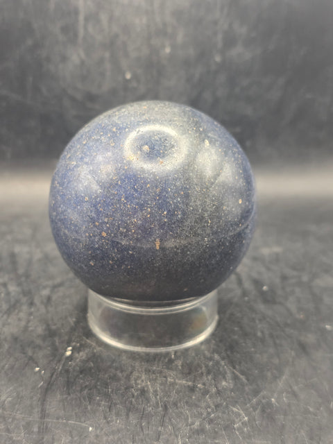 Lazulite sphere! 67.2mm, 2.6 inches, 14.8 ounces