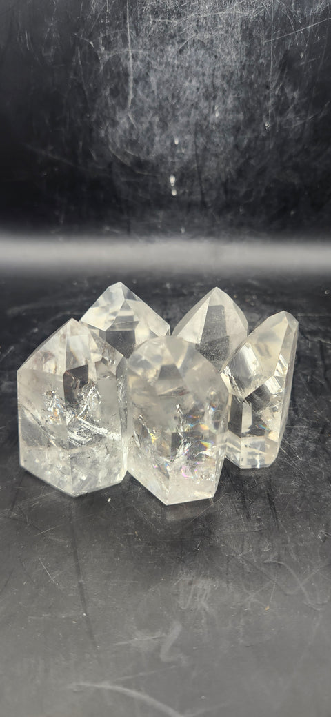 Clear quartz polished points grade A! 1.75 to 2 inches
