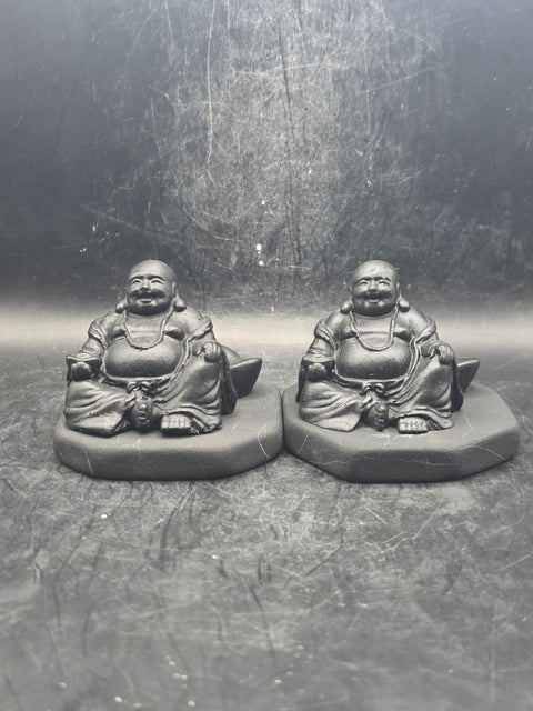 Shungite hotei figurine! 2.7 inches tall, 5.2 ounces!