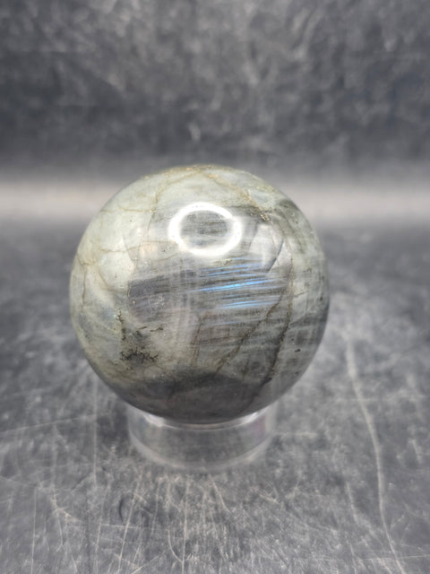 Labradorite sphere! 49.9mm, 1.9 inches, 6.2 ounces