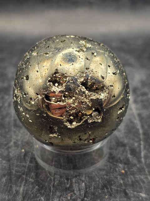 Pyrite sphere! 44.5mm, 1.7 inches, 6.9 ounces