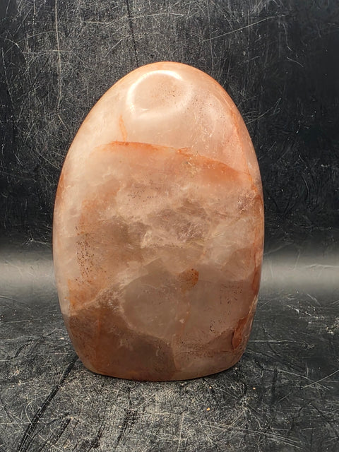 Red hematoma " fire quartz" free form! 1.1 pound, 4 inches tall,2.7" wide
