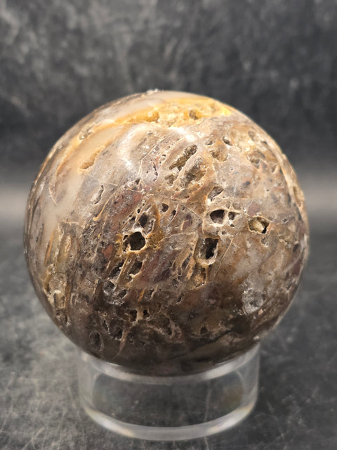 Sphalerite sphere! 65.5mm, 2.5 inches, 13.9 ounces
